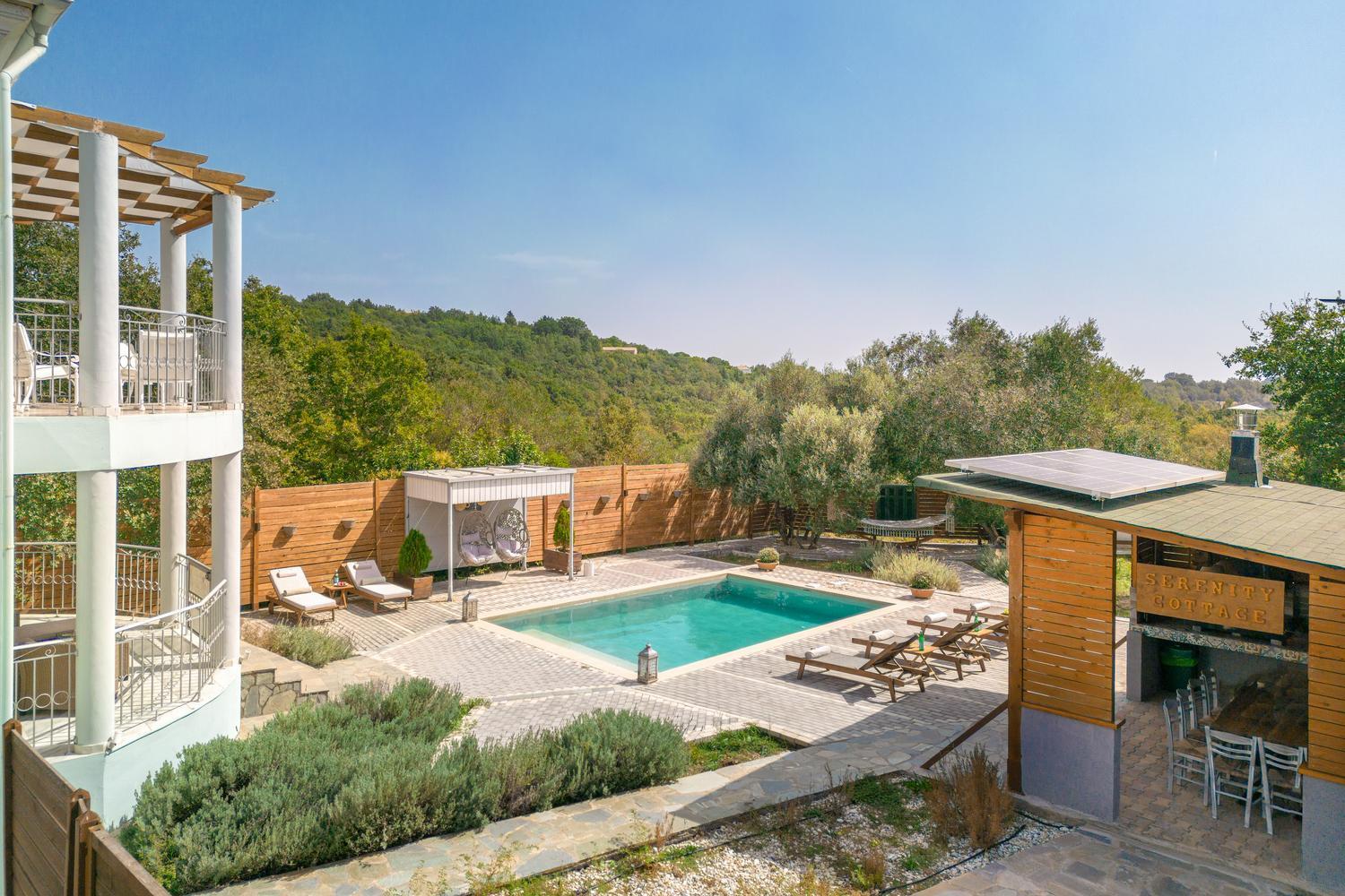 Villa Serenity - Off Grid Villa Poulades Екстер'єр фото