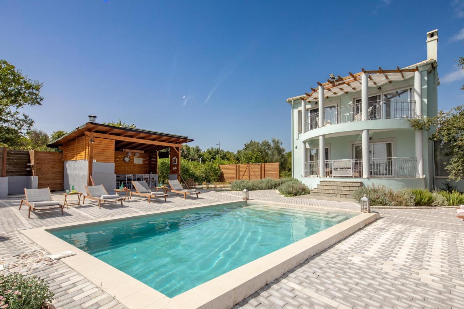 Villa Serenity - Off Grid Villa Poulades Екстер'єр фото