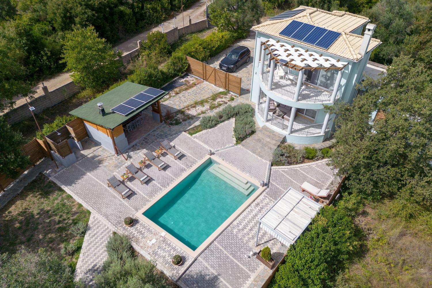 Villa Serenity - Off Grid Villa Poulades Екстер'єр фото
