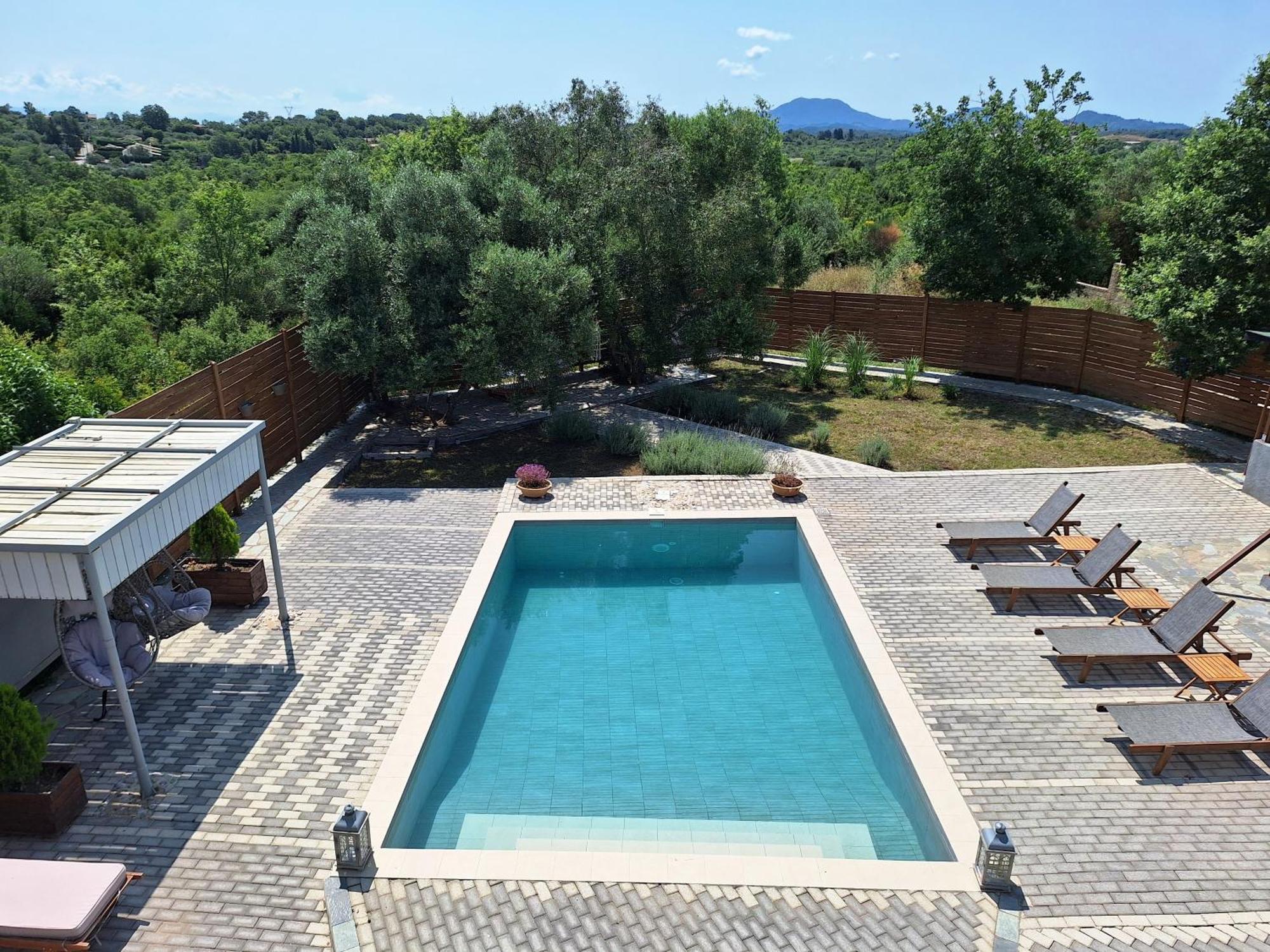 Villa Serenity - Off Grid Villa Poulades Екстер'єр фото
